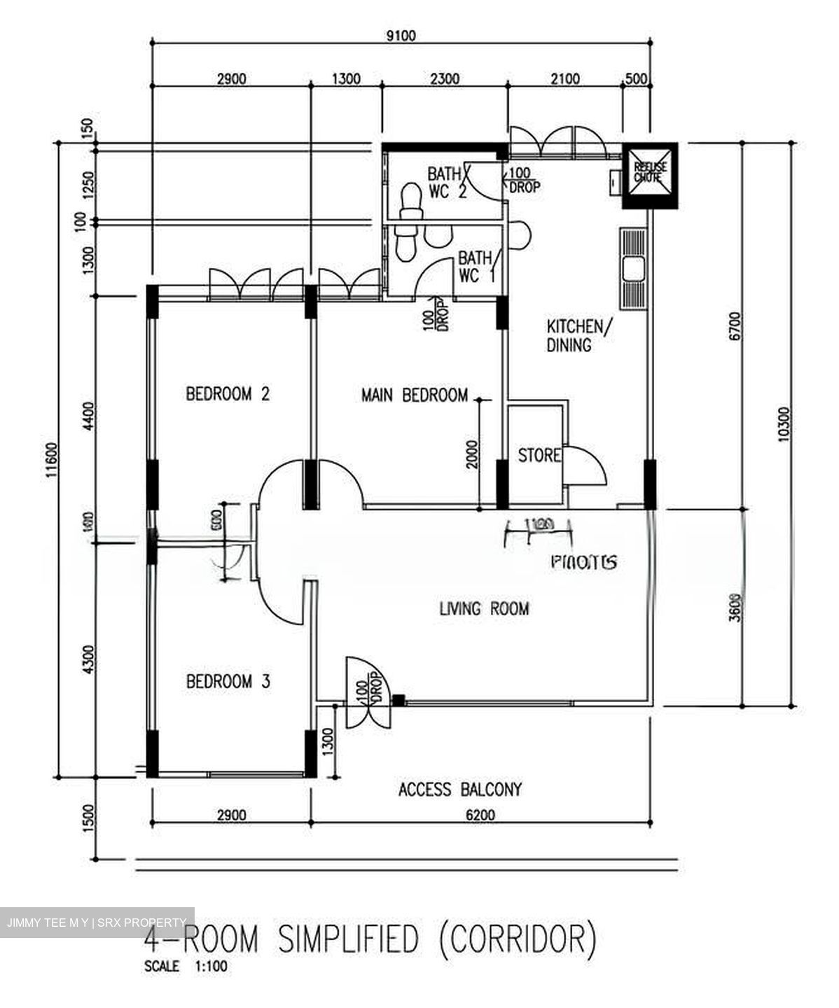 Blk 166 Yishun Ring Road (Yishun), HDB 4 Rooms #631979291